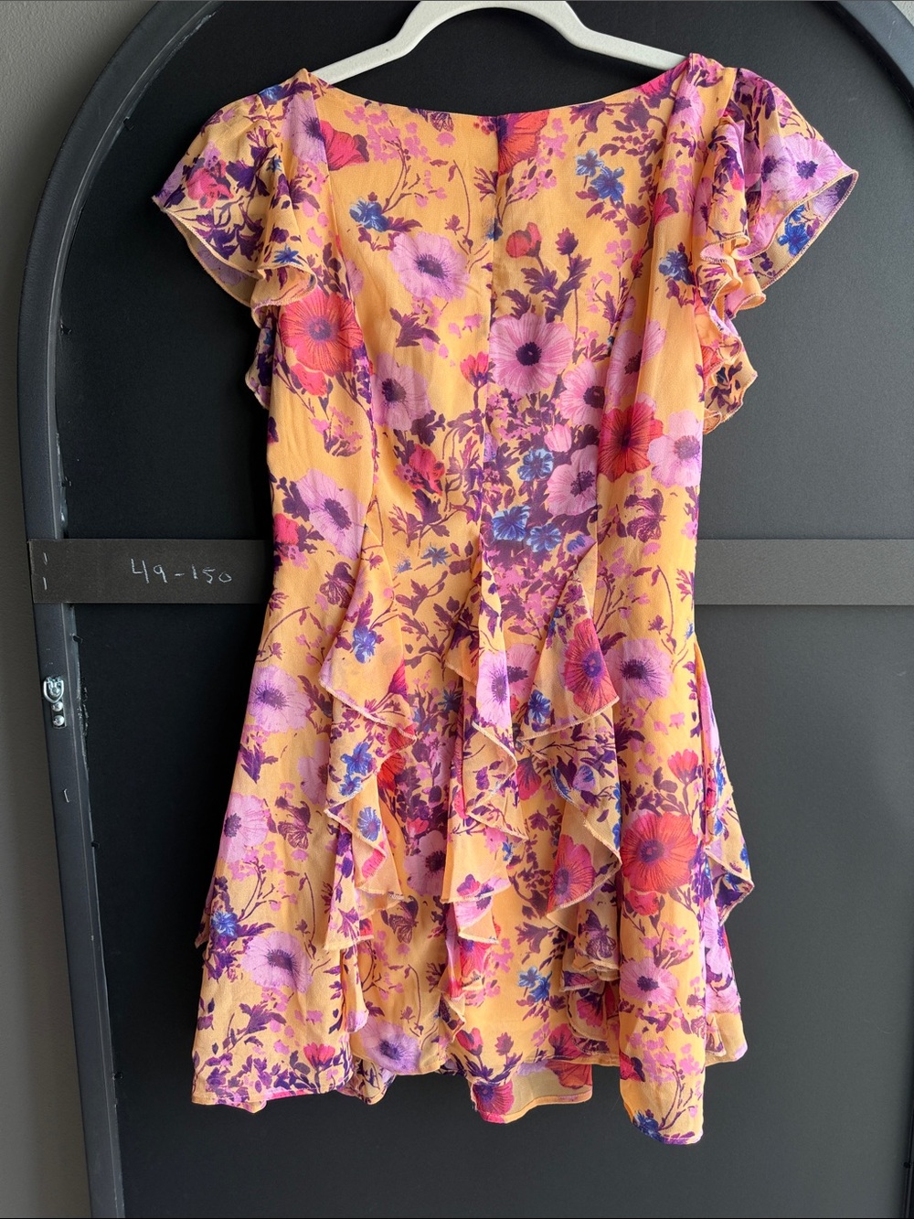 Floral ruffle dress